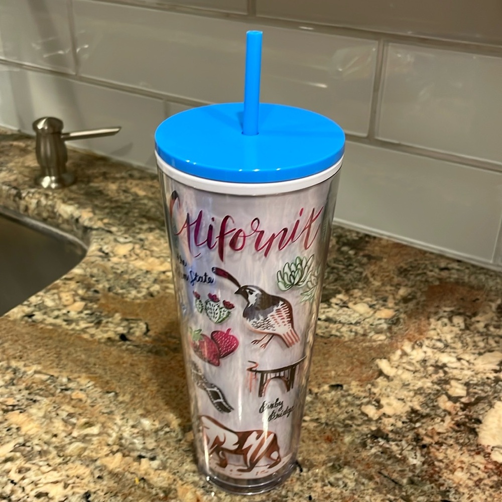 Starbucks Venti Sized Reusable Cup with Straw